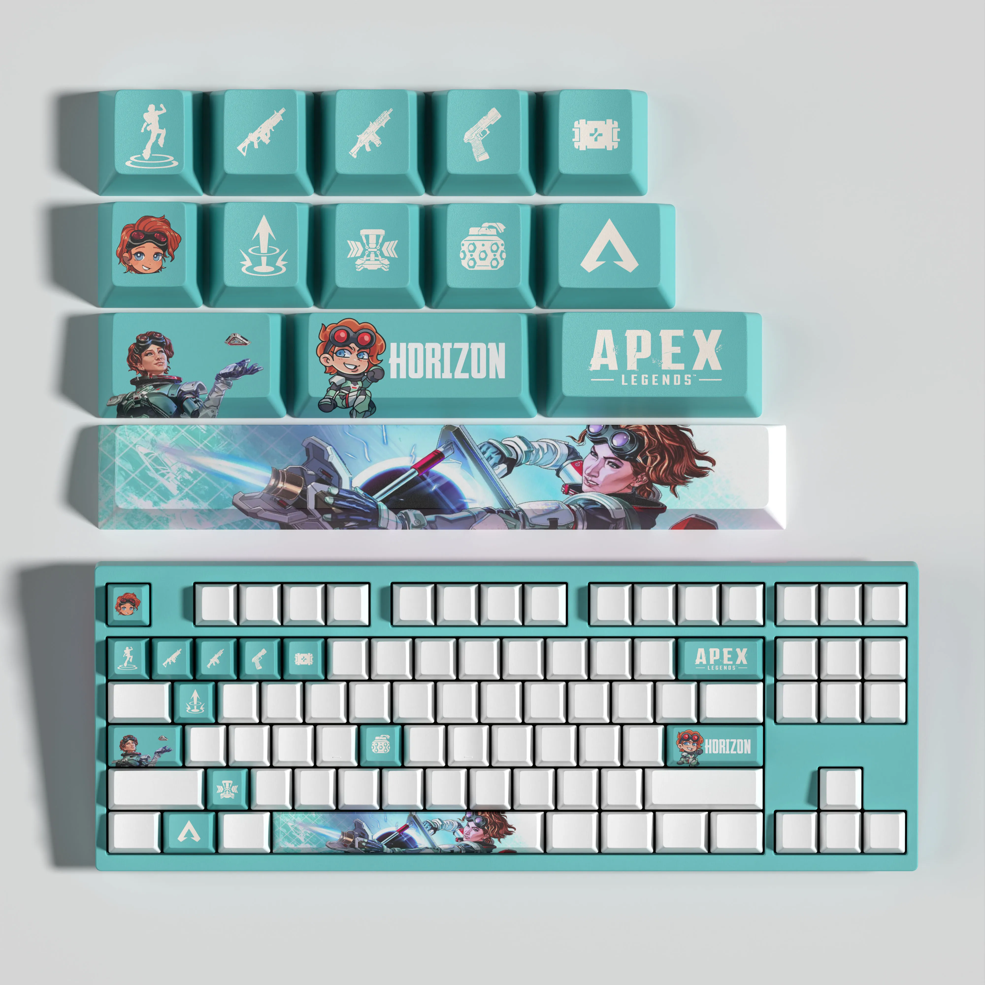 HORIZON KEYCAPS APEX keycaps 14KEYCAPS  OEM Profile Apex Legends Keycaps for mechanical keyboard