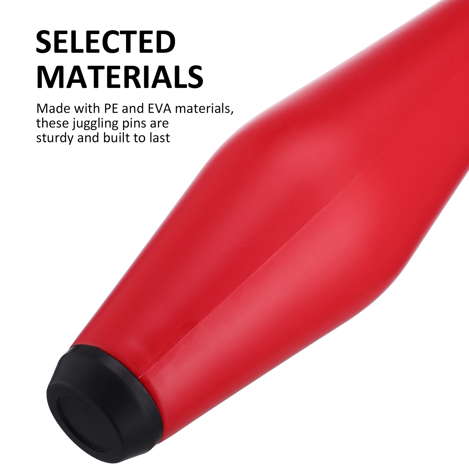 

3Pcs Juggling Clubs Bright Vibrant Colors Pe Eva Material Universal Size for Beginners Experts Outdoor Fun Skill Development