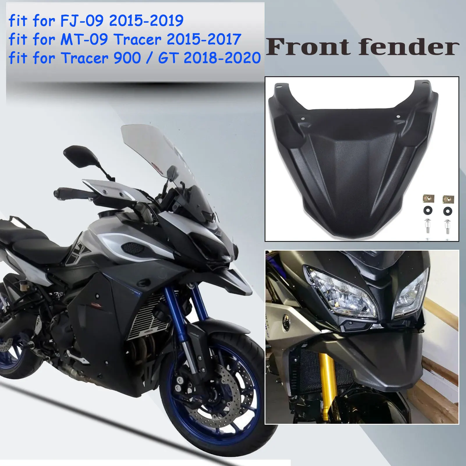 

For MT 09 Tracer 900 GT Beak Nose Cone Extension Cover For Yamaha MT09 Tracer 2015-2019 Motorcycle Front Wheel Fender Mudguard