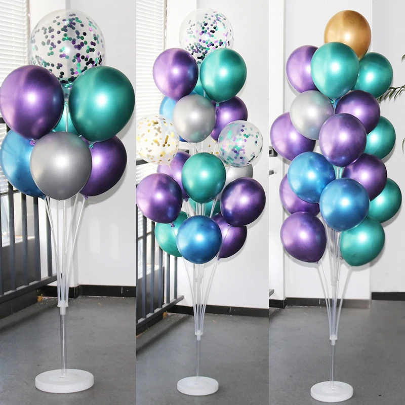 70-160cm Height Adjustable Balloon Stand Holder Set Reusable Balloon Arch Stand Kit for Birthday Wedding Baby Shower Xmas Decor