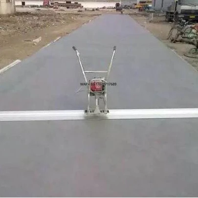 

High Quality Portable Hand Push Concrete Vibration Ruler Screed Machine 220v External Engine Good for Feet Leveling