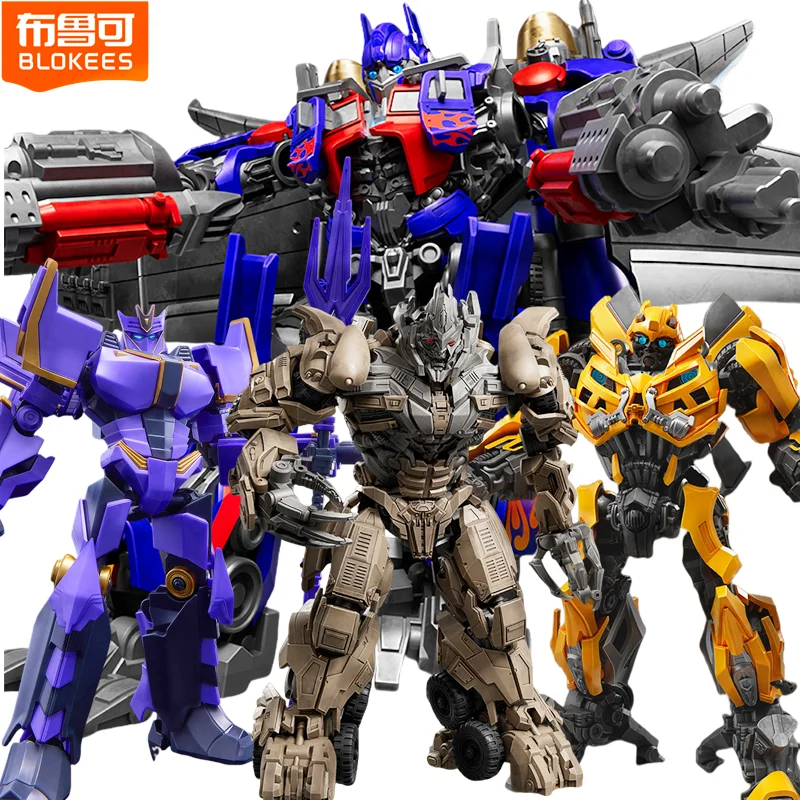 Figurki Transformers Blokees Optimus Prime Skyfire The Fallen Primus Megatronus Prime Megatron Bumblebee Action Figure IDW JET WING Toys