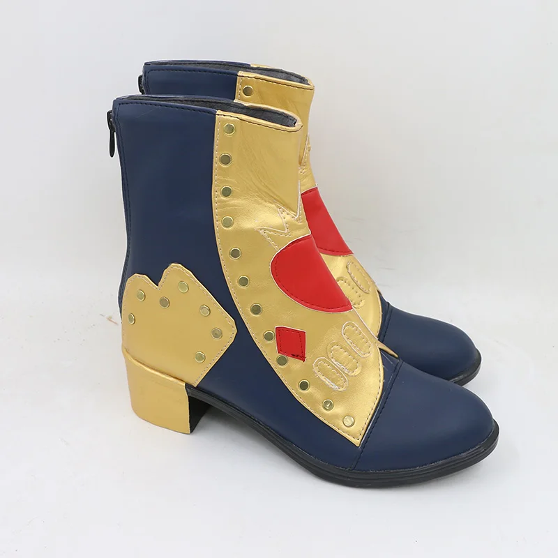Chaussures de Cosplay Anime Descendants 2 Evie, bottes en cuir PU pour femmes et filles, fête de carnaval d'halloween, sur mesure