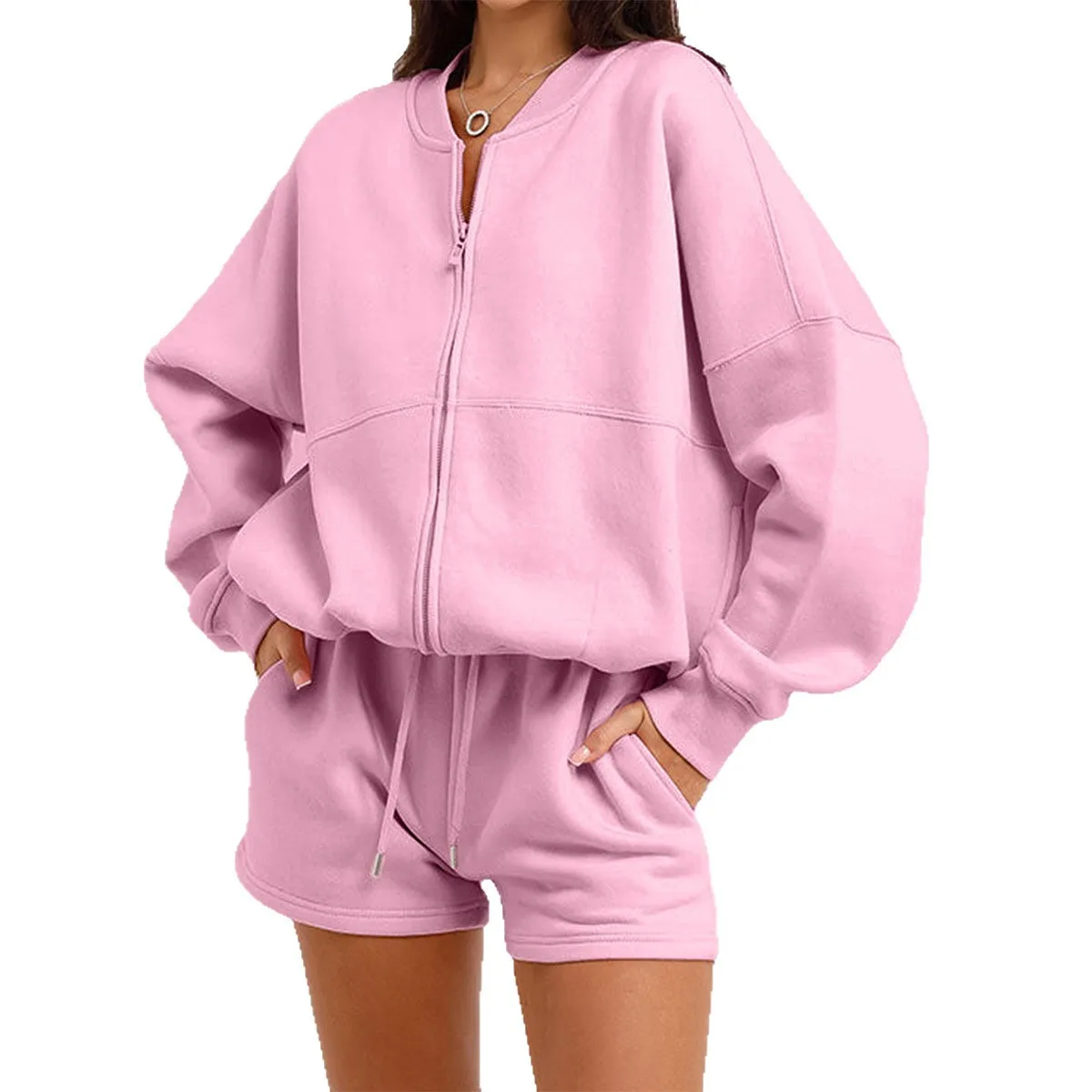 سترة غير رسمية طويلة Sve Jaet ort طقم مكون من قطعتين للنساء للخريف والشتاء ملابس خارجية مريحة ملابس خروج #5