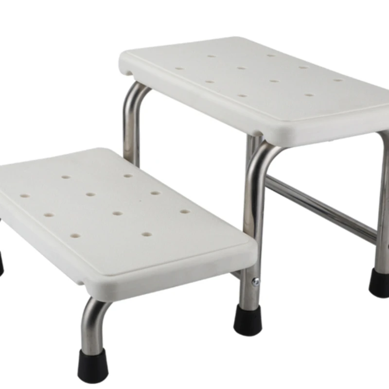 Thickened ABS step stool Household ladder shoe changing stool Plastic single-layer two-layer foot stool