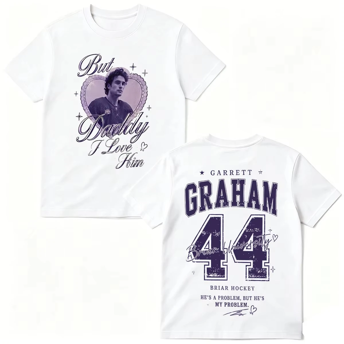 2026 Summer Hot Sale Off Campus TV Series Garrett Graham 44 Briar University T-shirt Unisex Vintage Hip Hop Streetwear Tshirt