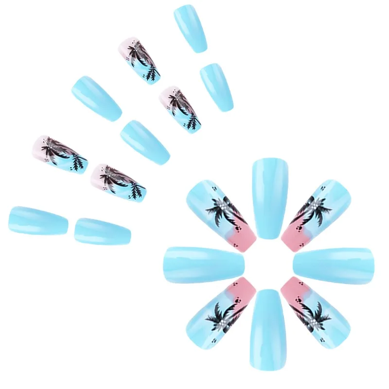 Рисунок 5 - средние длинные накладные ногти для женщин