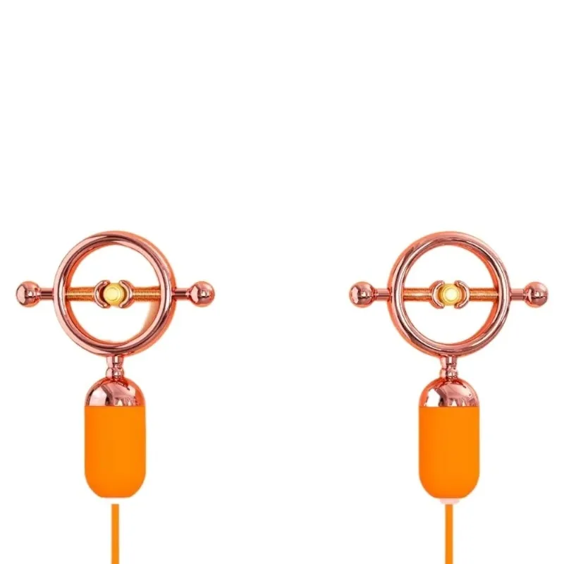 Electric Nipple Clamps BDSM Sex Toys Sensual Accessories Nipple Stimulation Vibrating Massager For Adult Women Adult Sex Product