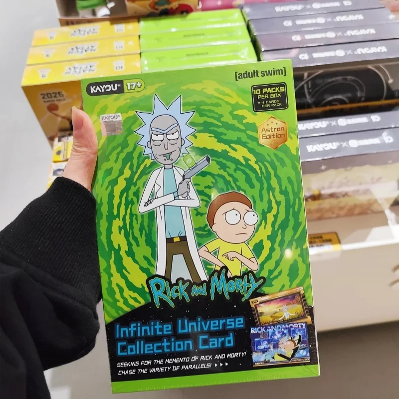 Kayou Rick And Morty Infinite Universe Collection Cards First Edition Stellar Pack Official Authentic Collectible Trading Cards