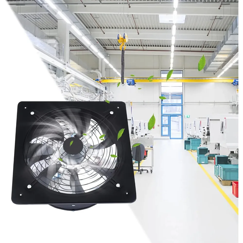 

12'' Explosion Proof Exhaust Fan,Industrial Axial Flow Fan Utility Blower Ventilator Extractor Factory Extraction Ventilation