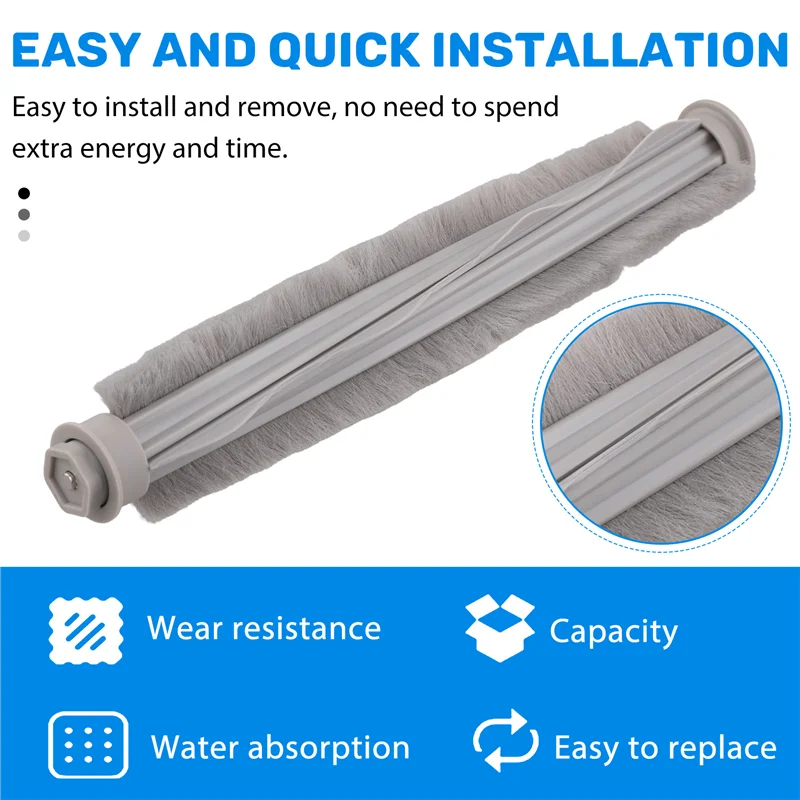 

WCS-Vacuum Brush Replacement For Xiaomi Mijia Pro B402HW B402CN Vacuum Cleaner Parts Washable Roller Brush