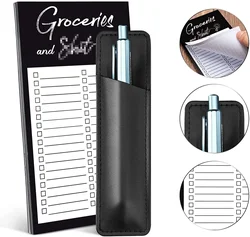 Fridge Stickers Grocery List Notepad with Magnet for Shopping To Do Lists Magnetic Note Pad for Refrigerator