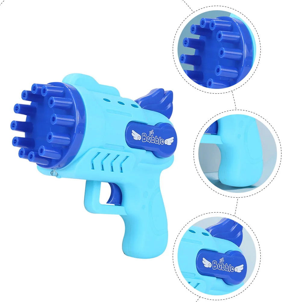 1 set 1 Set Kids Plaything Electric Blower Bubble Machine For Children Plastic Bubble Maker Bright Color Adorable Design