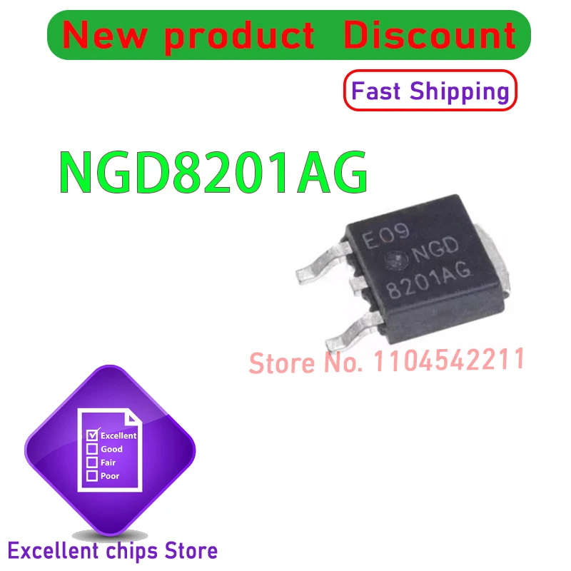 Original NGD8201AG NGD8201 NGD 8201AG TO-252 i  10-100pcs/lot