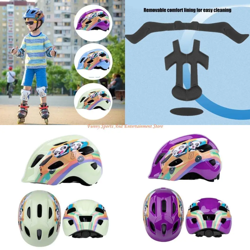 

C4DE Boys and Girls Bike Helmets Adjustable Children Bicycles Helmets Multisport Helmets for Kids Skating Cycling Scooter