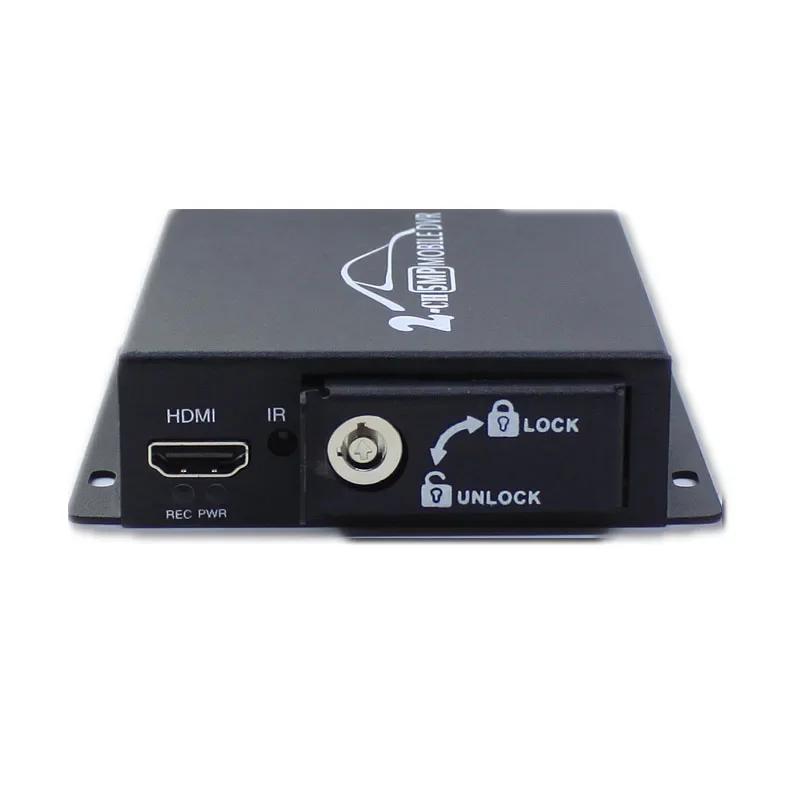 Car Vehicle Mobile DVR Support AHD CVBS Cameras Dual SD Card Slot Automatic Motion Detection Mini 2channel DVR HDMI Video Output