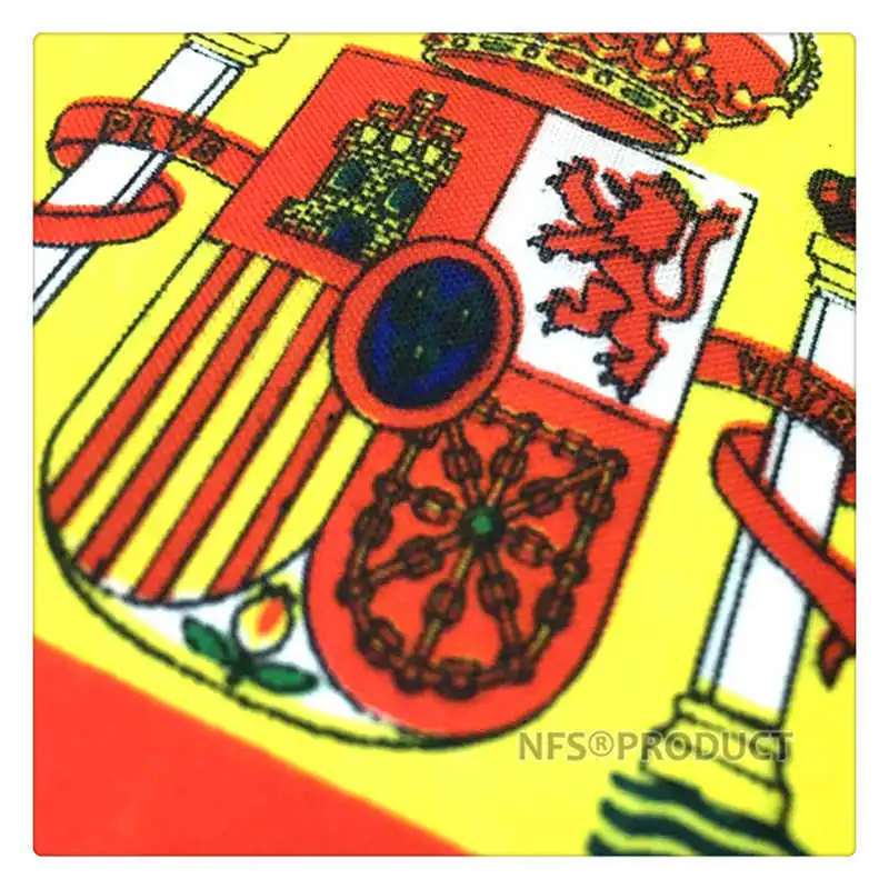 Banderas de España de 10 piezas, palo pequeño de 14x21cm, Bandera Nacional Española de mano con asta de bandera para decoración, celebración,