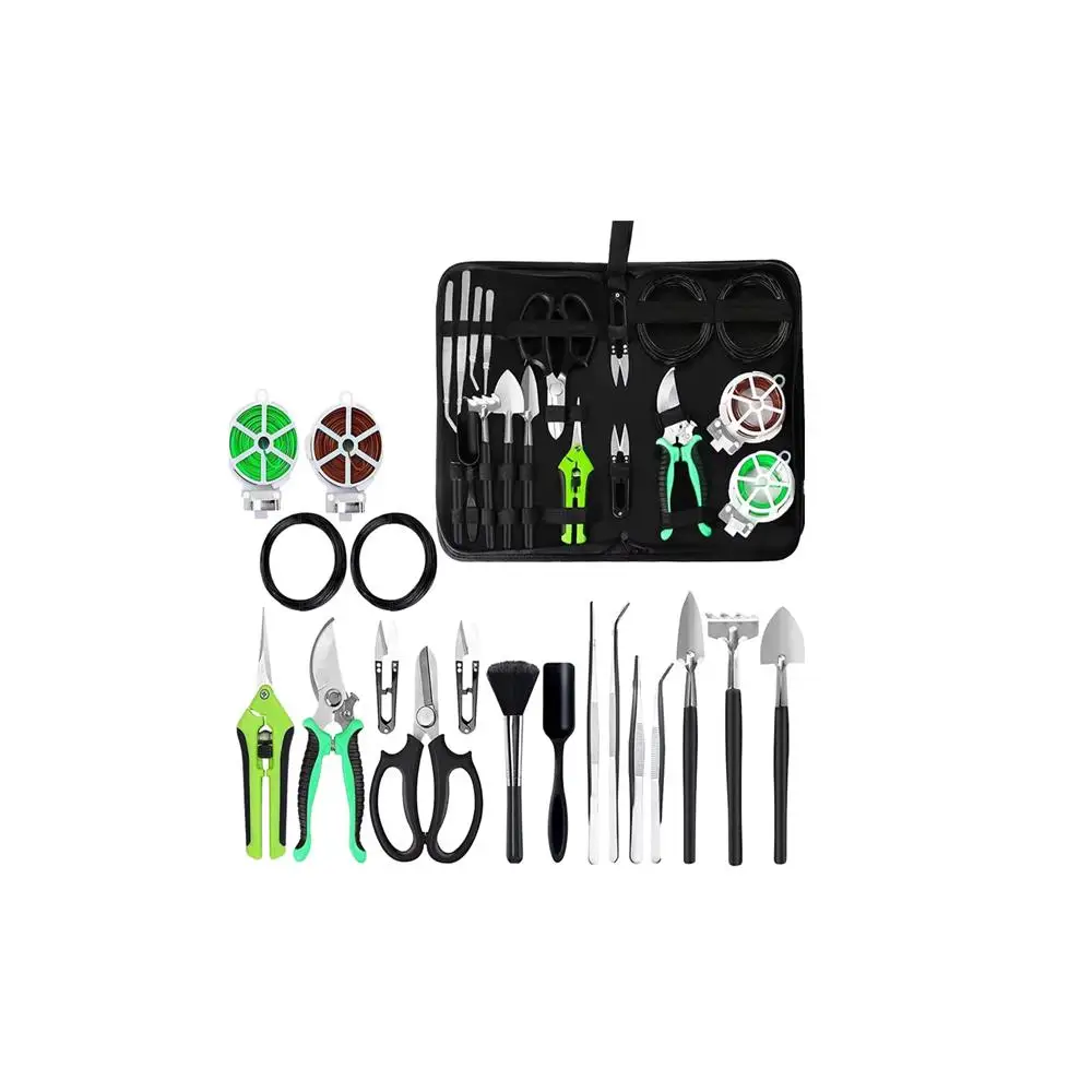 20-Piece Industrial Grade DIY Bonsai Tree Kit Multi-Functional Cross-Border Gardening Tool Set for Bonsai Trees