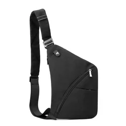 2023 New Men Ultra Thin Anti-theft Small Chest Bag Mini Cross Body Bags Male One Shoulder Sling Bag for Travel Boy Sports Bag 가방