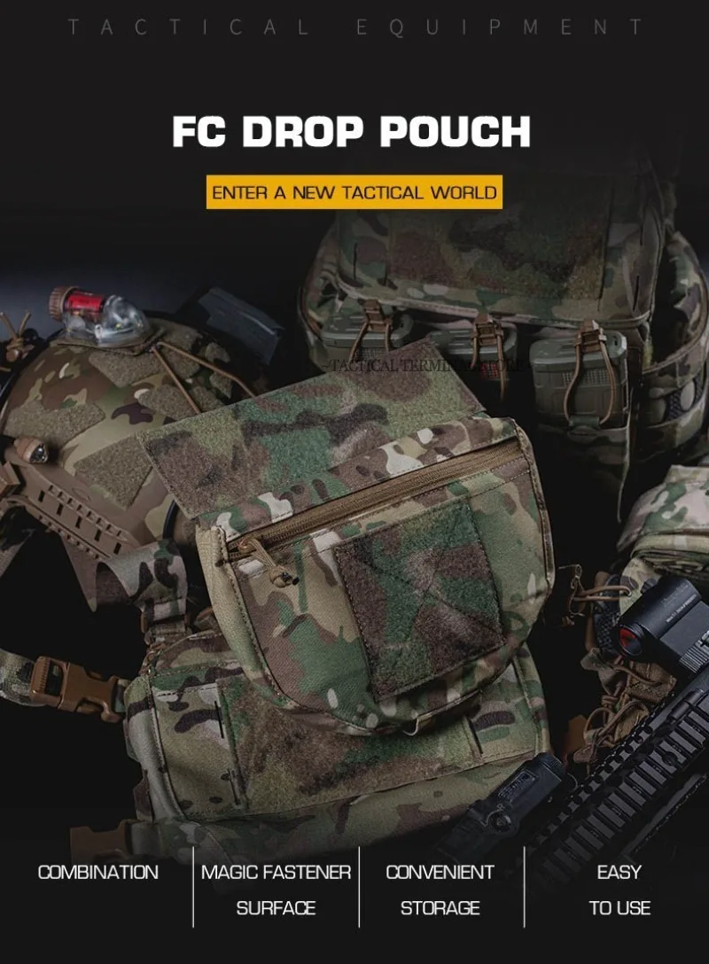Taktische Bauchtasche FCPC V5 mit Klettverschluss für Plattenträger und Brustgurte – Detail 1