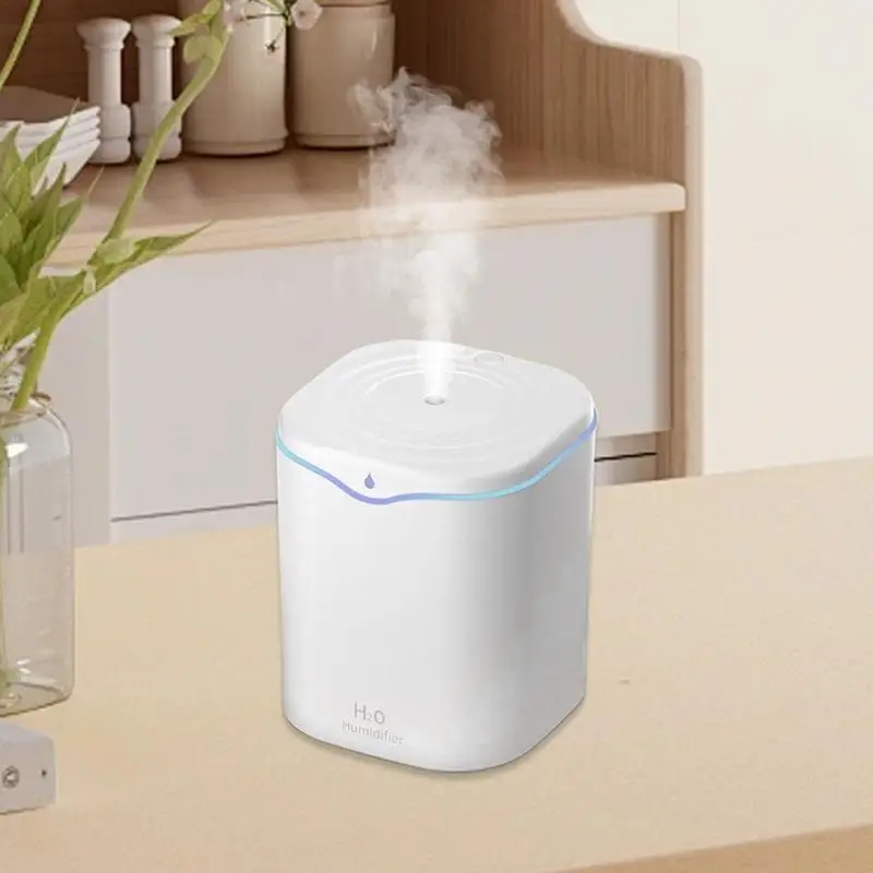 New Humidifiers For Bedroom 2L Noiseless Small Humidifier Travel Humidifier Kids Humidifier For Nurseries Bedroom Large Room