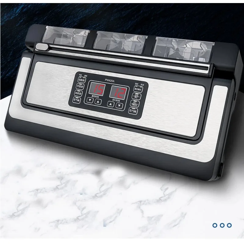42cm Commercial Vacuum Sealer 24-hour Continuous Work with Inflation Feature 3 Pumps 90KPA Vacuum Packaging Machine