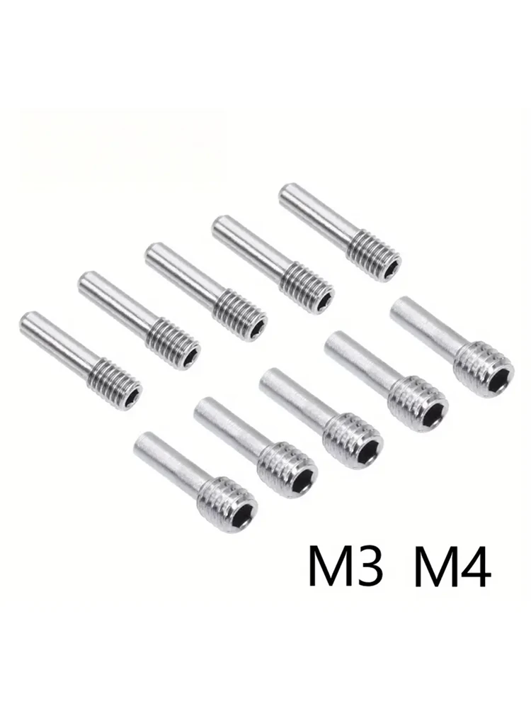 Vis M3 * 12mm M4 * 12mm, boulons à goupille de pare-chocs avant/arrière, vis d'arbre d'entraînement pour 1/10 chenille RC SCX10 TRX4, pièces de mise à niveau 10 pièces