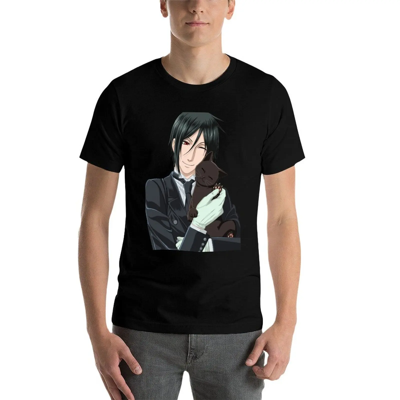 Black Butler T-Shirt Large Size Breathable Tee T-Shirt - view 4
