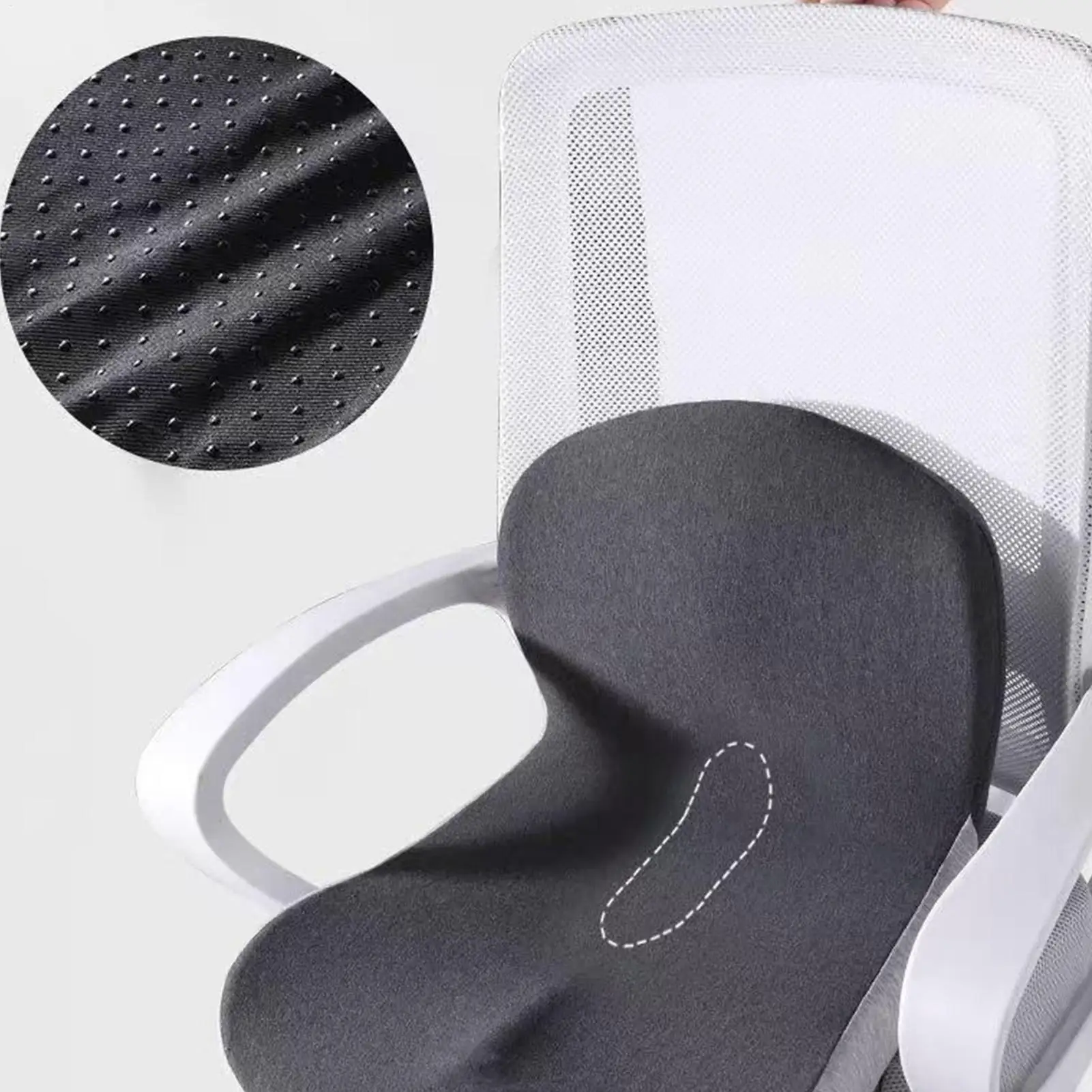 

Office Seat Cushion With Zipper Breathable Slow Rebound Seat Cushion For Office Chair For Women Men Drivers Home Living Room