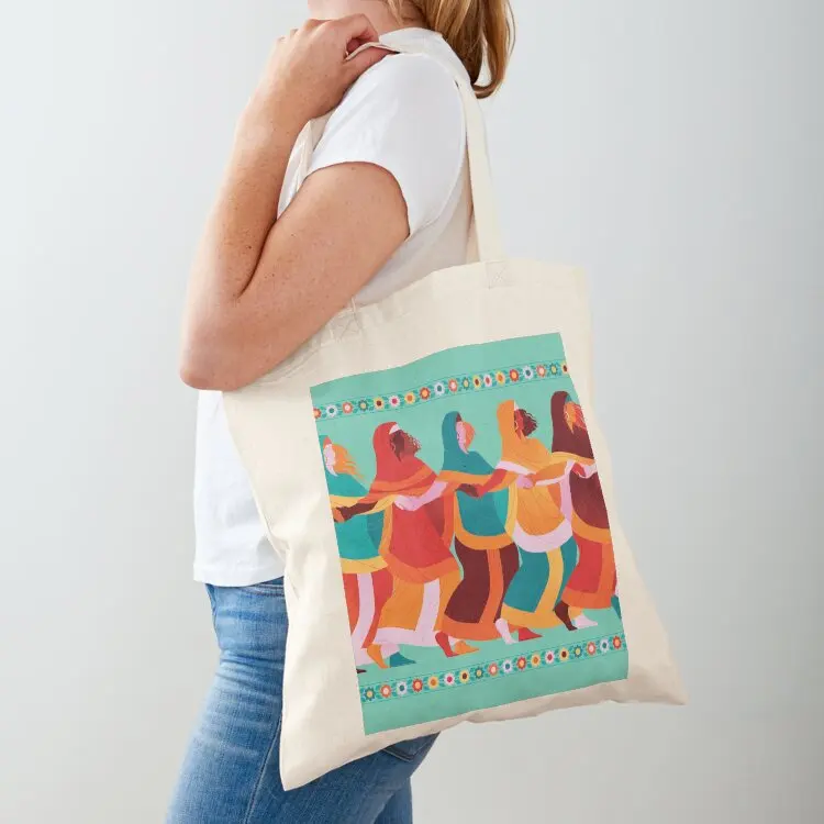 

Tomb of the Dancers - Sage Tote Bag tote bags cloth bags custom canvas bag Canvas bag for women shopper women