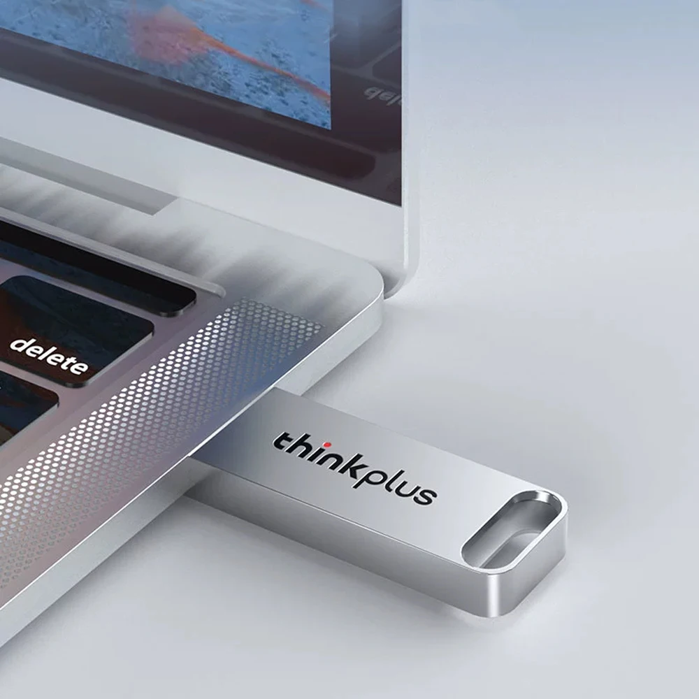 Lenovo-unidad Flash Usb 3,2, Pendrive de Metal de alta velocidad, 128GB, 64GB, 32GB, portátil, TU110