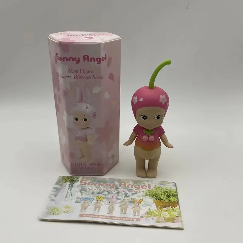 

Лидер продаж, мини-фигурка Sonny Angel Cherry Blossom Spring Series Cherry Blossom Editions, слепая коробка, милые тайна, игрушка-сюрприз в подарок