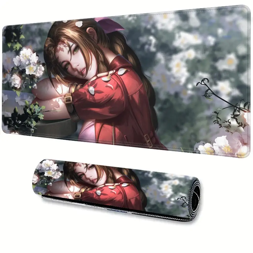 Large Mousepad 90x40 FINAL FANTASY Aeirth Xxl Gaming Accessories Gamer Keyboard Desk Mat PC Accessories E-Sports Mouse Pad