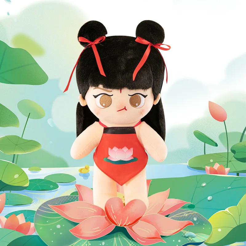 

New Internet Celebrity Nezha Devil Child Nezha Plush Toy Rag Doll