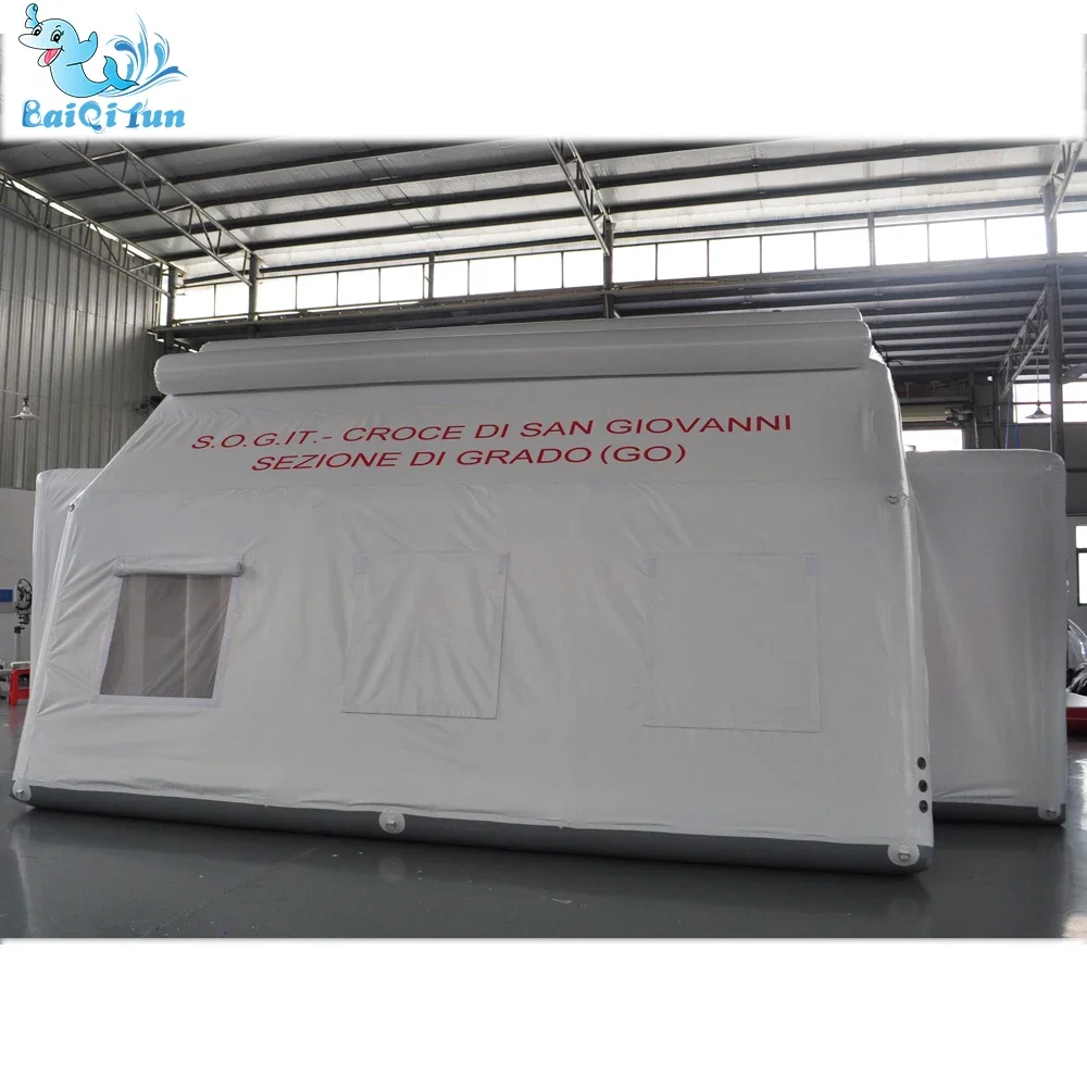 Hecho en China, tienda de campaña de emergencia de alta calidad, tienda de rescate, tienda de campaña inflable para hospitalar, tiendas médicas a la venta