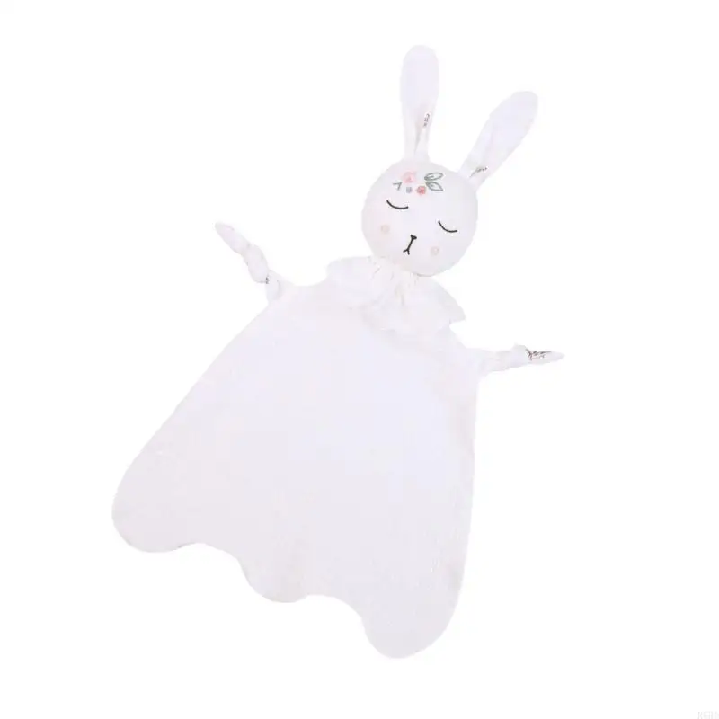 

R66D Toddlers Animal Security Blanket Cartoon Nursery Comfort Towel Snuggle Doll Toy