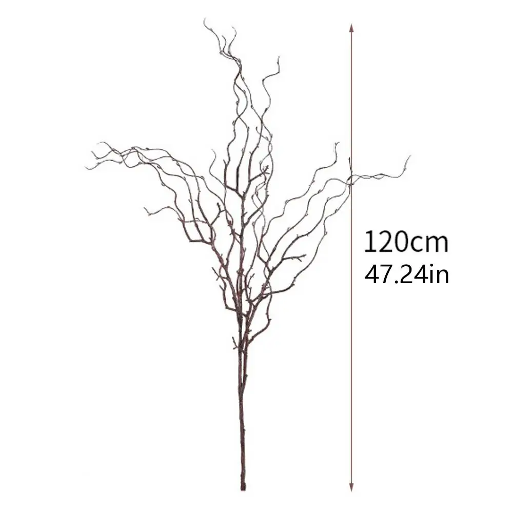 120 cm Salice artificiale Deadwood Plastica Simulazione realistica Ramo di un albero Elegante lusso Pianta finta Decorazione del soggiorno