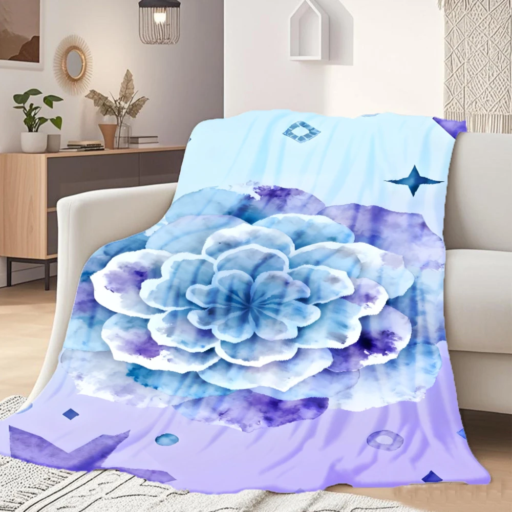 الزهور، الحيوان، كوكبة | الفانيلا | بطانية ديكور الغرفة، أدوات التخييم، اختيار الهدايا الاحتفالية | ناعمة ورقيقة | حافظ على الدفء #3