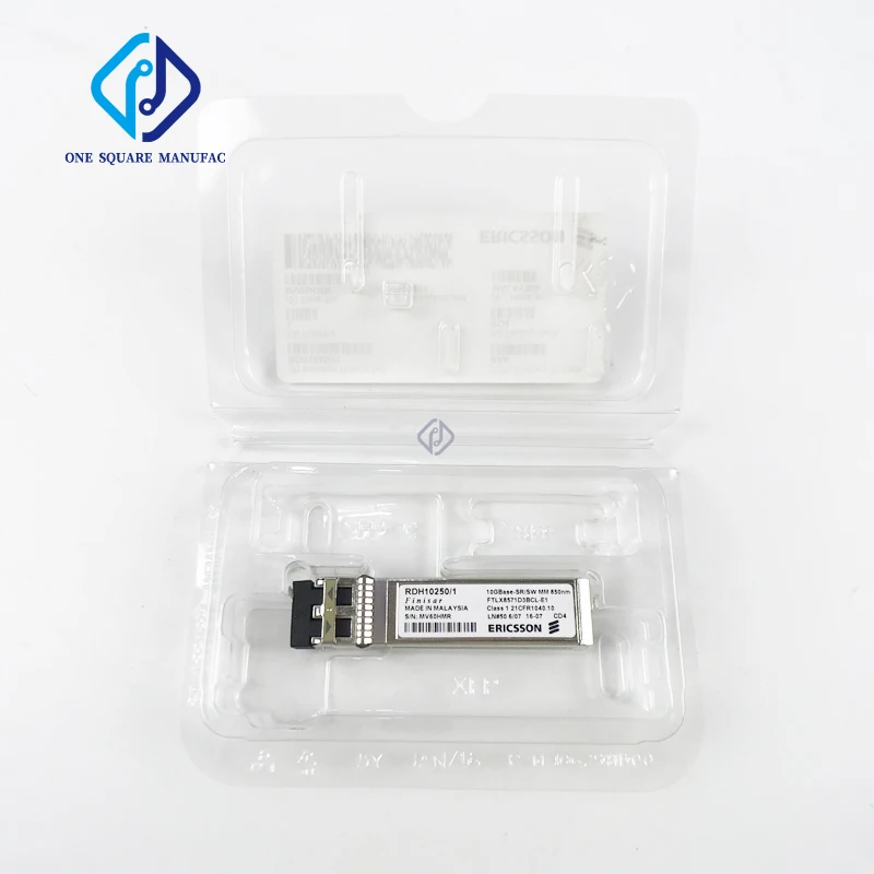 ERICSSON RDH102 50/1 FTLX8574D3BCL-E1 10G 850nm 0.3km SR Single-Mode SFP Optical Fiber Transceiver