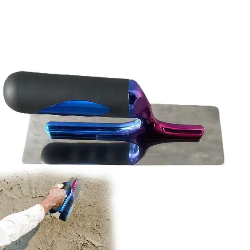 

Plaster Trowel Plaster Finishing Trowel Hand Tool With Ergonomic Handle Stainless Steel Wall-Board Plasterboard Concrete Cement