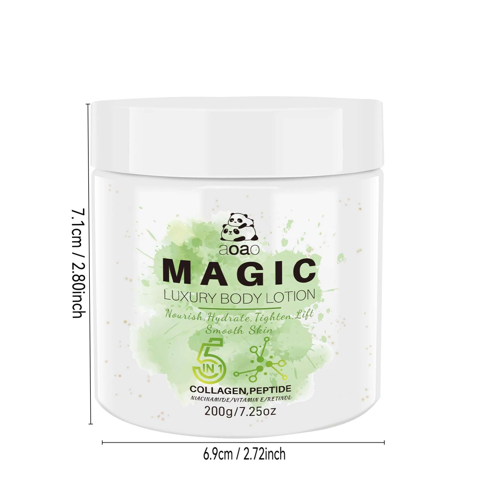 5-in-1 Moisturizing Body Lotion with Shea Butter, Green Tea, Collagen, and Fragrance – Deeply Nourishing Moisturizing Cream.