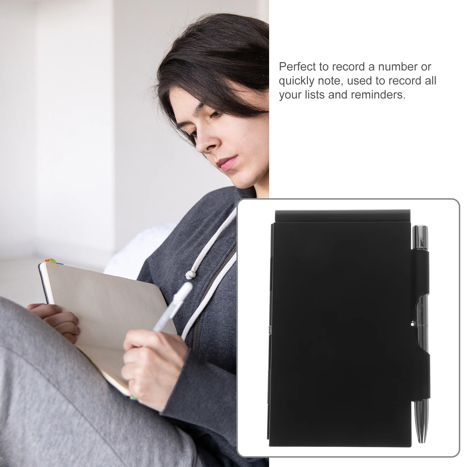 Convenient Pocket Notebooks Portable Memo Papers Memo Pad Pocket Server Server Server Note Padsssss For Works Schedule Aluminum