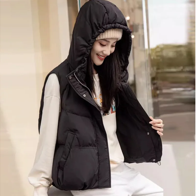 2023 New Women's Down Waistcoat Autumn and Winter Women's Models 90% White Duck Down Super Lightweight Packable Warm Down Liner