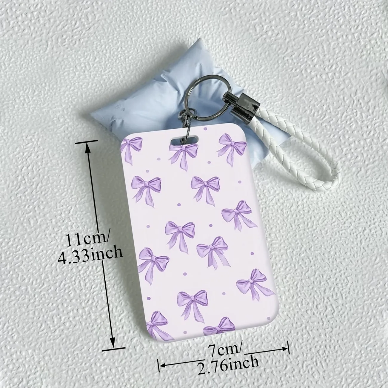 2D Plastic Custom Photo ID Card Holder For Office Staff Teacher Nurse Doctor Student With Lanyard Keychain Halloween Gift Cover