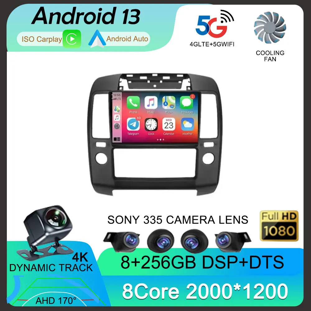 

Android 13 For Nissan Navara 3 D40 2004 - 2010 Car Radio Multimedia Video Player Navigation stereo GPS Navi No 2din 2 din DVD