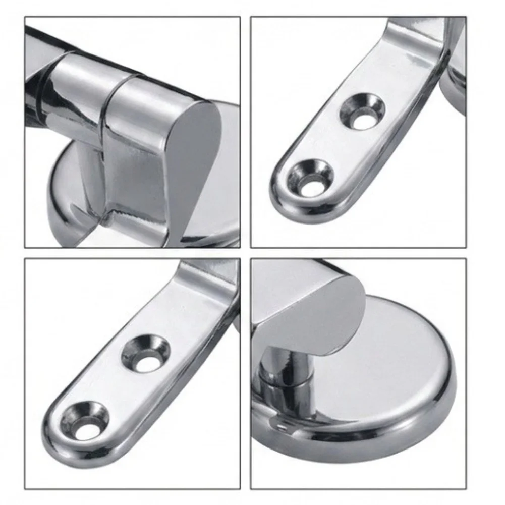 Zinc Alloy Construction Toilet Hinges Built for Repeated Use in High Traffic Residential and Hospitality Areas