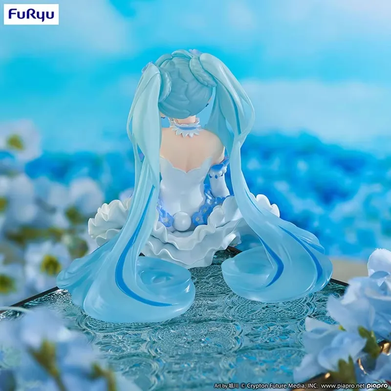 FURYU Echt Hatsune Miku Anime Figuur VOCALOID Bloem Fee Elfen Speelgoed voor Jongens Meisjes Kids Gift Collectible Model Ornamenten