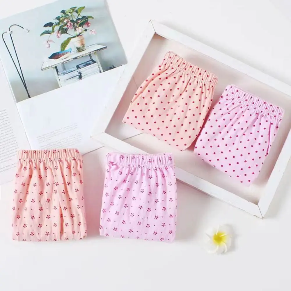 

5 шт., хлопковые трусики с высокой талией и цветком, дышащие трусы для пожилых людей, трусы больших размеров, нижнее белье для женщин среднего возраста, нижнее белье, подарки