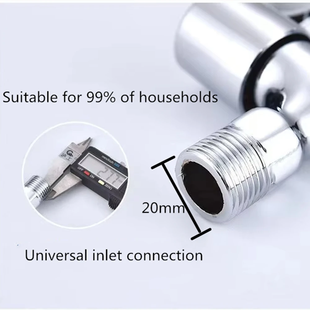Washer Faucets In-wall Copper Faucet Valve Core Washing Machine Faucet 1/2" 4-point Water Inlet For Household Improvement image 4