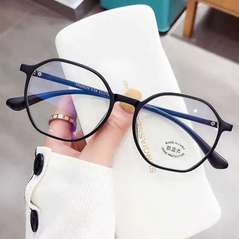 Reading Glasses For Women Polygon Fashion Eyeglasses For Presbyopia Glasses Grade 0 To +4.0